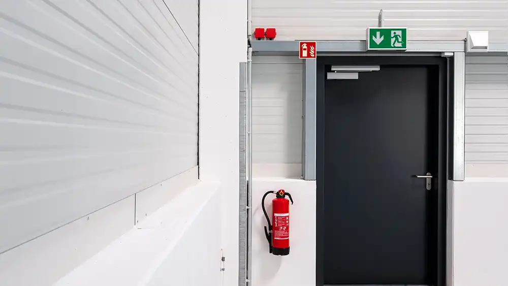 Fluchtweg Notausgang Tür